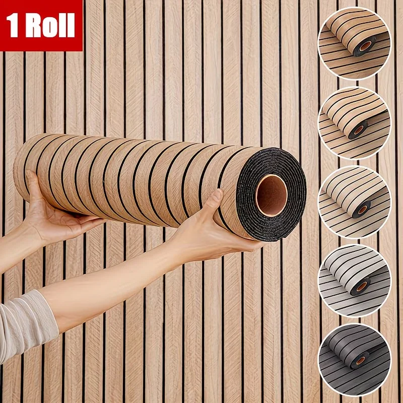 1PC 3mx40cm 3D Grille Wall Sticker Background Wall Decoration Wallboard Self-adhesive Waterproof Thickening Partition Wallpaper
