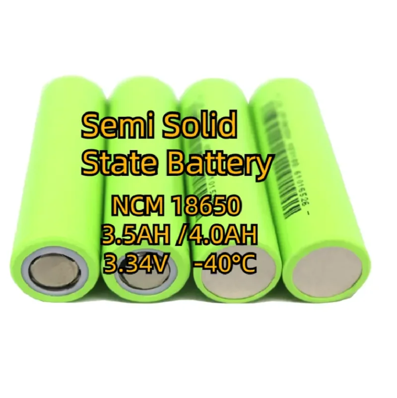 solid state batteries 18650 3500 MAH 3.5AH  4000 MAH 4.0AH solid battery cell GX-18650HP-35 GX18650-40E semi solid-state battery