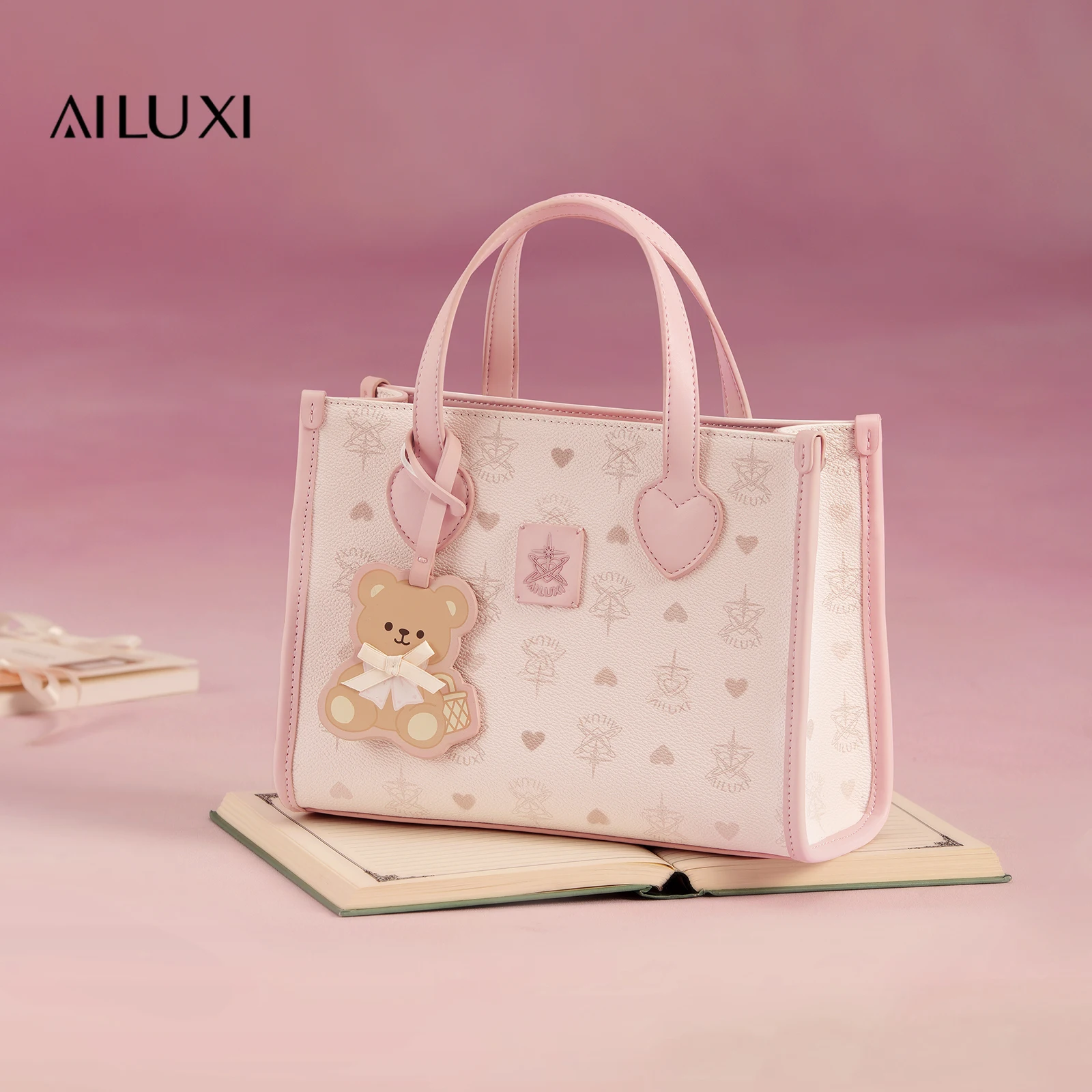 

AILUXI женская сумка с ручкой розовая большая вместительная роскошная оригинальная дизайнерская брендовая сумка-тоут милая сумка через плечо на одно плечо для девочек