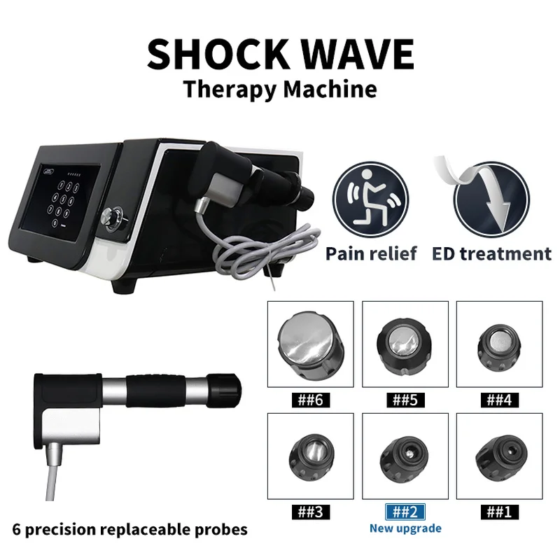 Radial Pneumatic Shockwave Therapy Machine Pain Relief ED Treat Air Pressure Shock Wave Physiotherapy Health Care Body Massager