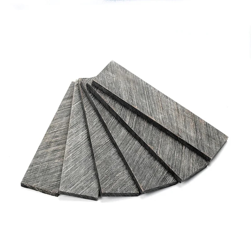 

2 pieces High quality DIY Knife handle Black buffalo horn paster material the horn tablet engraving materials 2pcs 120x40x4mm