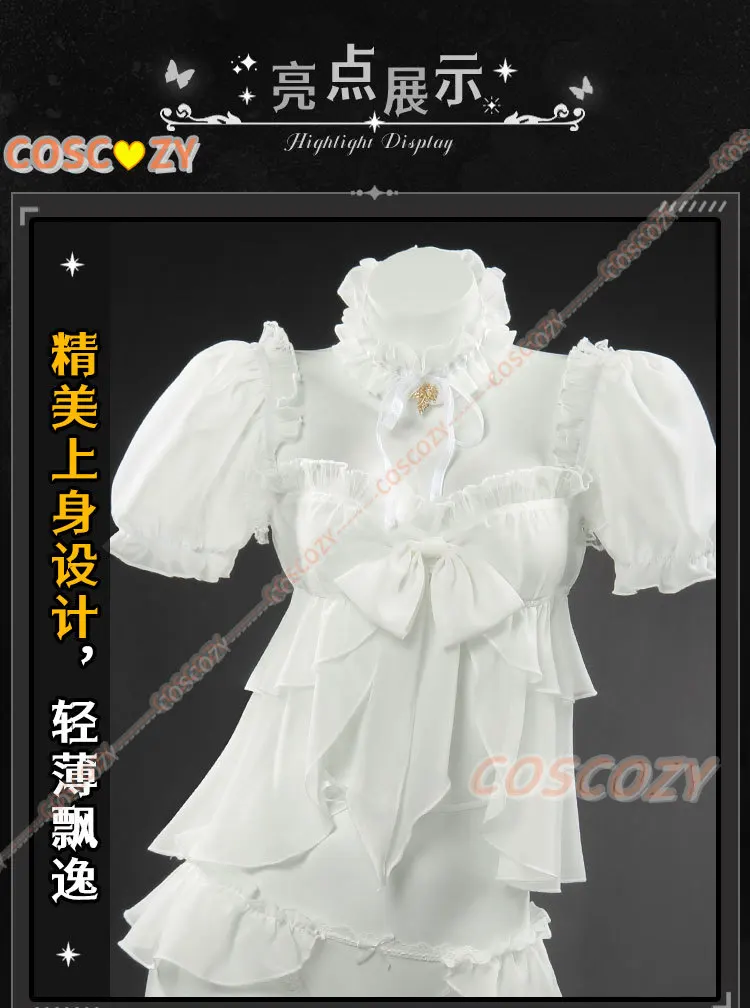 Game NIKKE：The Goddess of Victory Dorothy Cosplay Costume Summer White Swimsuit Shorts Wig Woman Sexy Carnival Bikini Suit view 5
