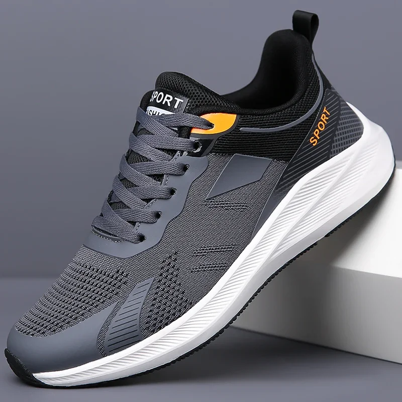 

Running Shoes New Men Casual Leisure Comfortable Jogging Breathable Fashion Blade Loafers Brand Outdoor Walking Lace-up Sneakers
