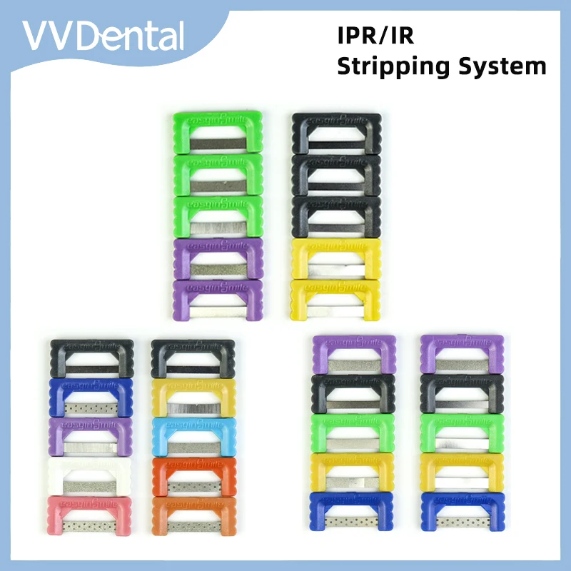 

10Pcs Dental IR/IPR Stripping System Interproximal Reduction Strips Orthodontic Enamel Polishing Saw for Removal Dirt Clean Tool