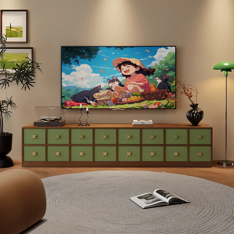 

Nordic Modern Delicacy Premium TV Stands Minimalist Tv Cabinet Glamour Creative Szafka Pod Telewizor Tv Living Room Furniture