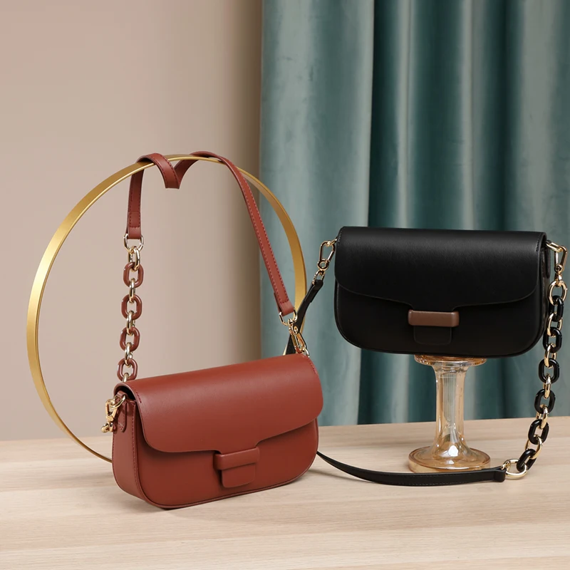 Women Bag 2023 New Lady Fashion Chain Contrast Color Single Shoulder Bag Small Square Handbag Female Portable Messenger Pack