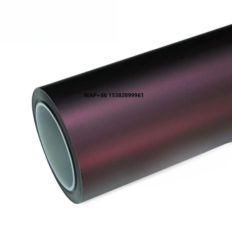 

High Quality Super Matte Electroplating Purple TPU Wrap Film Self-Repairing Anti-Scratch Car Color-Changing PPF Protective Car