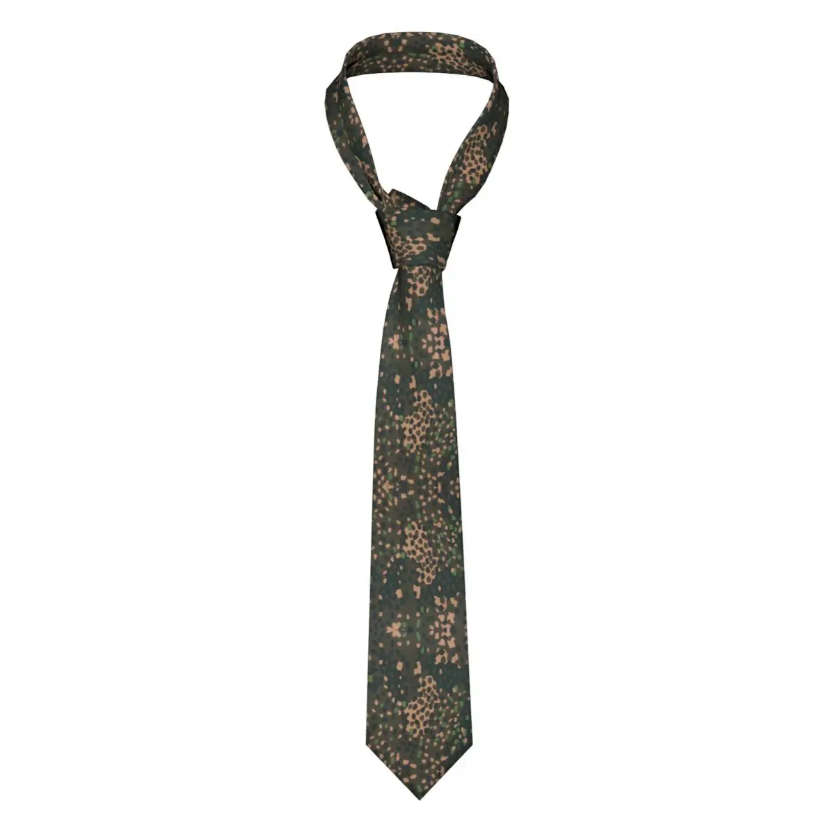 

Fashion Erbsenmuster Pea Dot German Camo Necktie Men Custom Silk Military Army Camouflage Party Neck Ties