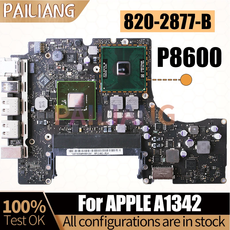 Imagem -02 - Placa-mãe para Laptop A1342 Placa-mãe 8202877-b P8600 Completo Testado