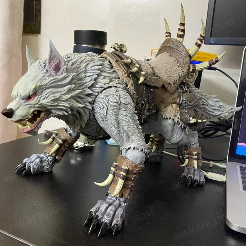 

19cm D20 Studio 1/12 Scale 6-7 Inch Action Figure Universal Giant Wolf Mount White Bone Canggu 20 Joints Movable Collection Toy