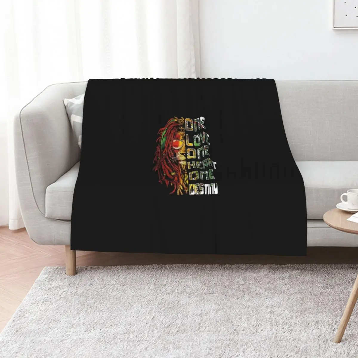 Retro Bob Marley Shirts One Love One Heart T-shirt| Perfect Gift Classic T-Shirt Throw Blanket Blankets For Baby Blankets