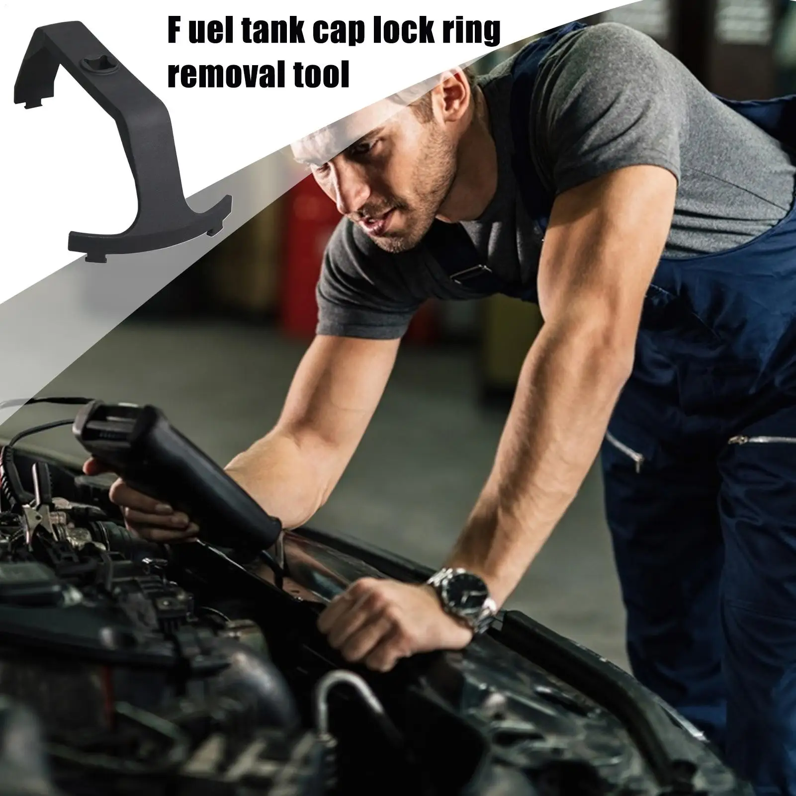 Strumento per anello di bloccaggio del serbatoio dell'olio Anello di bloccaggio per mittente del serbatoio dell'olio Strumento per aprire il tappo Chiave per la rimozione del filtro per la manutenzione dell'auto Rimorchio marino