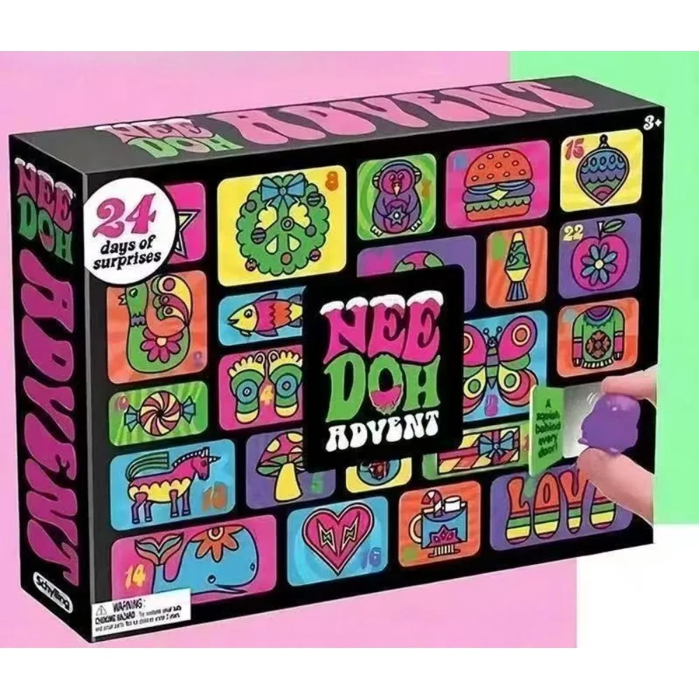 

Surprise Blind Box Needoh Advent Calendar Gift For Children 24 Day Countdown New Year Family Friends Blind Box Party Toy Gift