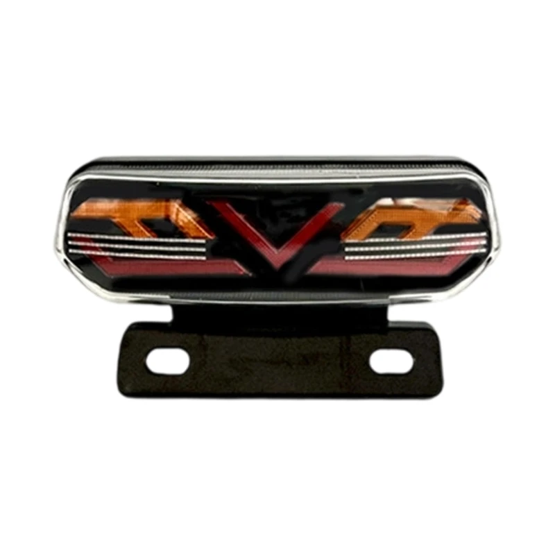 H7BD Comprehensive Fit 12V Motorcycle LED Tail Light High Visibility Brake Lamp ABS Bracket Rainproof Construction