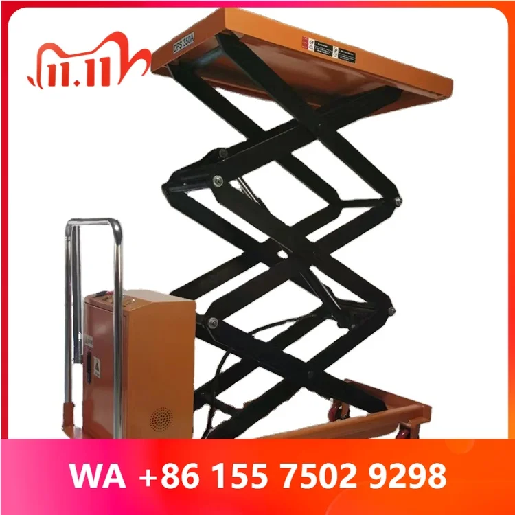 500KG Por Metal Platform Lift 2M Mobile Scissor Lift s New Condition Por Lifter