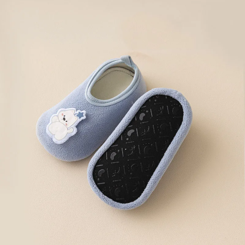 Cute Cartoon Baby Floor Socks Non-slip Soft Sole Toddler Sock Boy Girls Cotton Children's Toddler Warm Shoes Infant First Walker