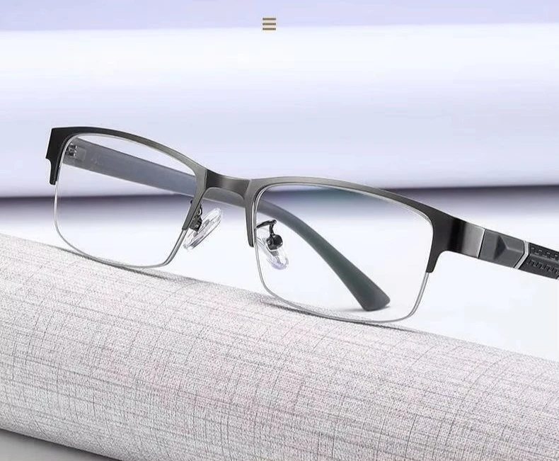 Männer Lesebrille Retro Business Hyperopie Brille Anti Blaulicht Lesebrille 0 1,0 bis 4,0 Brille – Detail 1