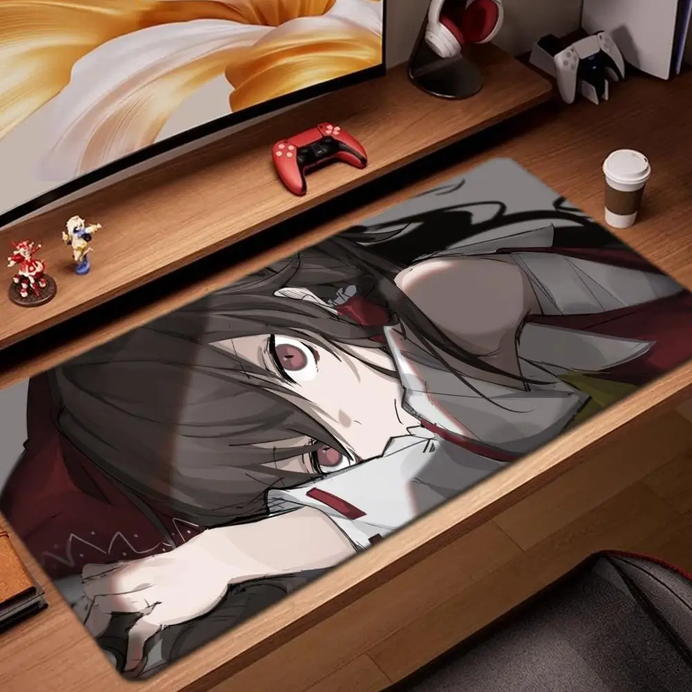 

hakurei reimu Mouse Pad Game Accessories keyboard pad XXL large locking edge 900X400 mm table mat Gaming mousepad
