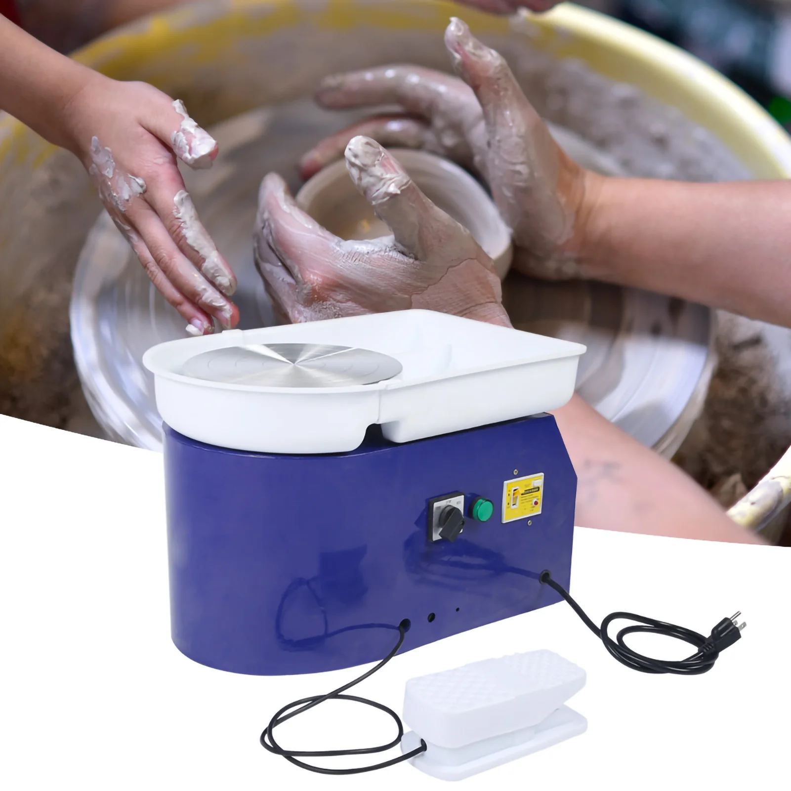 

350W 24cm Brushless Electric Pottery Wheel Machine for Student and Amateur