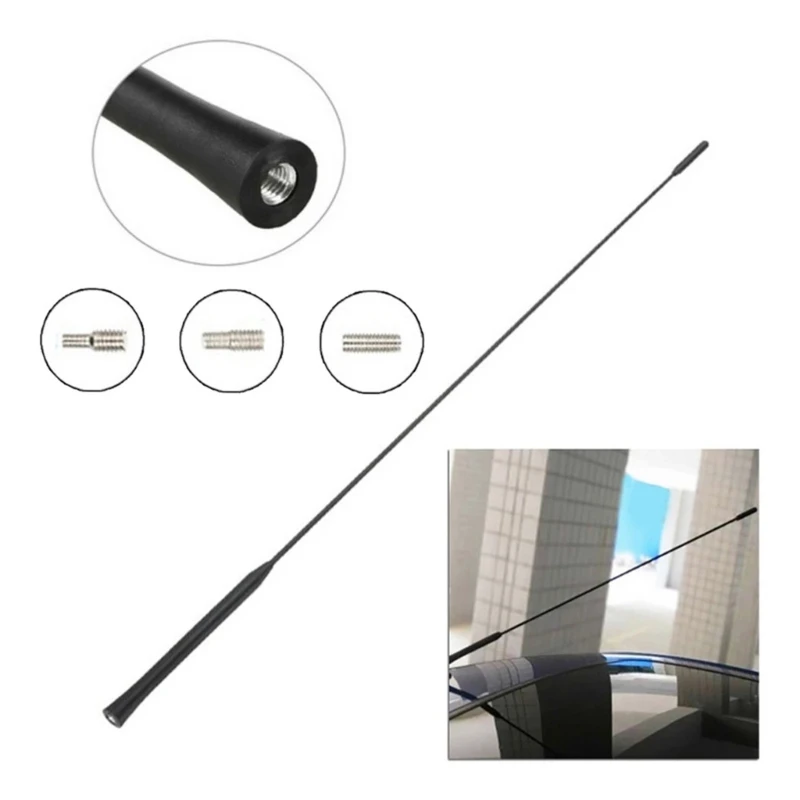 Car Stereo Radio FM Aerial Amplified Antenna with Screws Repair Part