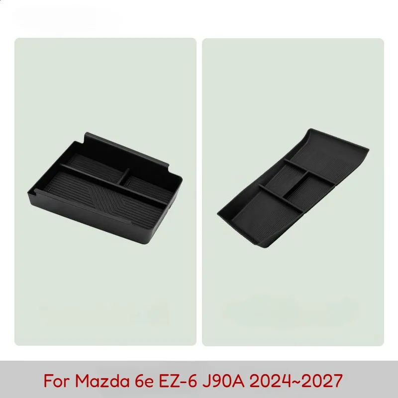 Auto-Aufbewahrungsbox für Mazda 6e EZ-6 J90A 2024~2027 Armlehnen-Aufbewahrungsbox Mittelkonsole Untere Ablage Verstauen Ordnungssystem Zubehör – Detail 4