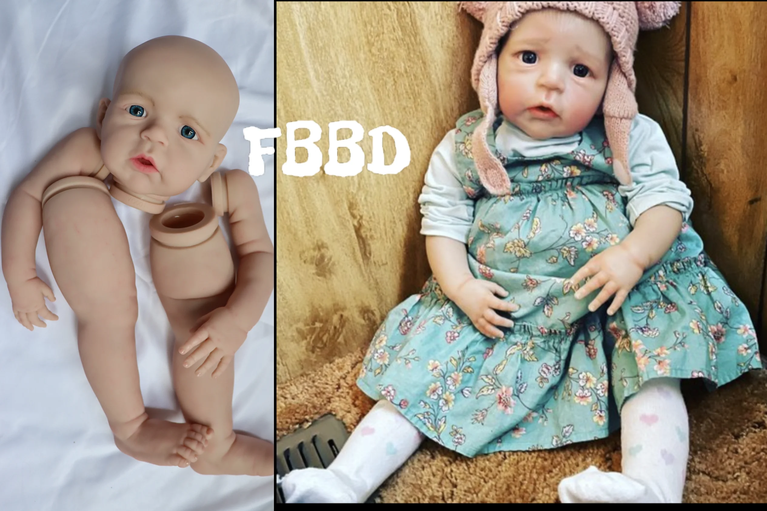 

Sandie 26'' 3D Skin Unassembled Kit Bebe Reborn Doll High Quality Art Doll With Veins Dolls For Children