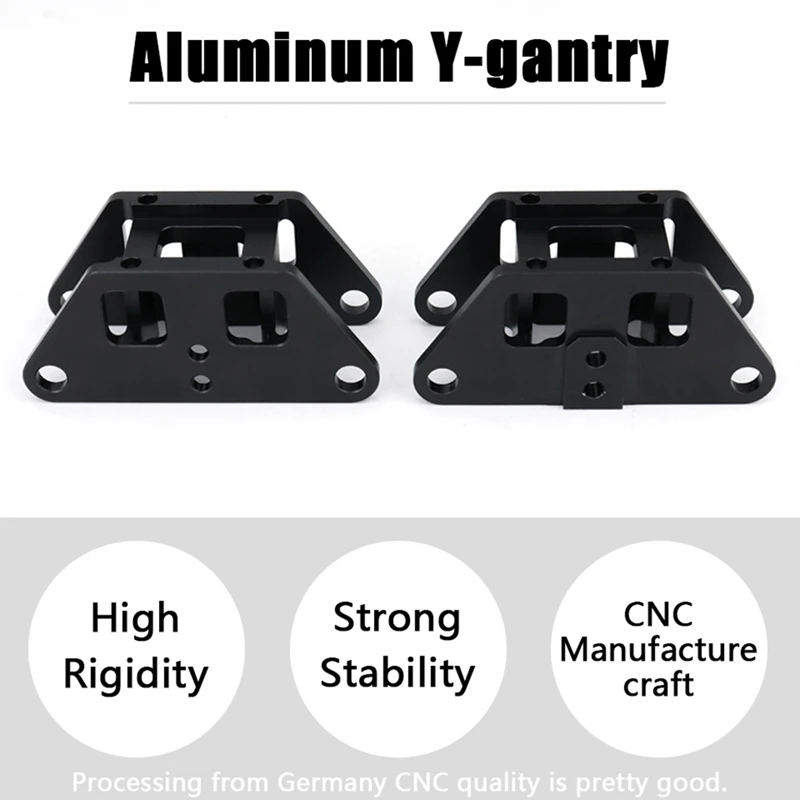 A15R -2Pcs CNC Aluminum Y Gantry Guide 3D Printing Accessories For Ultra-High-Speed For Vzbot 3D Printer Lightweight
