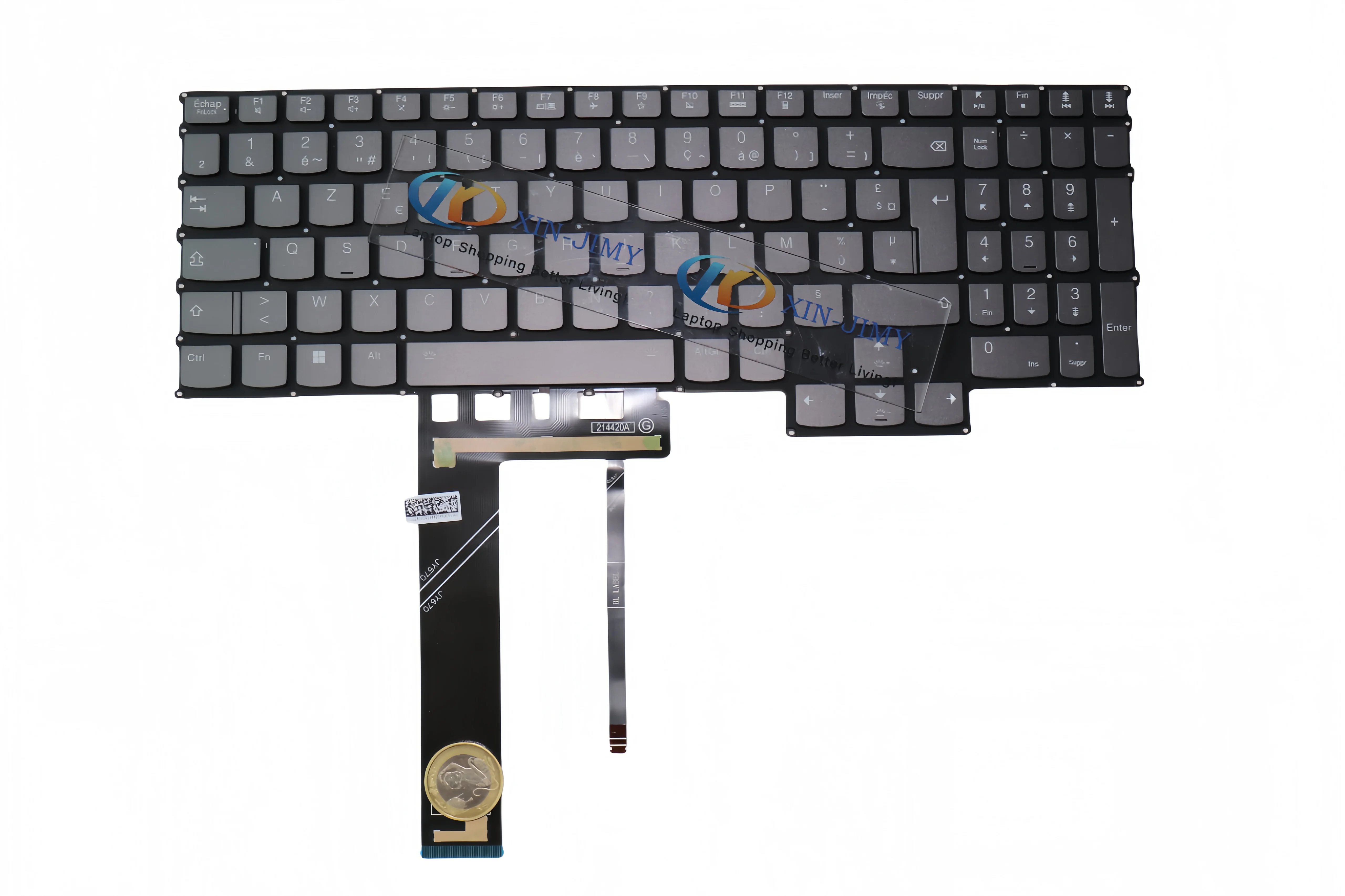 لوحة مفاتيح الكمبيوتر المحمول FR Frech بإضاءة خلفية لجهاز Lenovo Legion 5 pro 16ITH6 16ACH6H 16IAH7H 15ACH6 17ACH6 #2