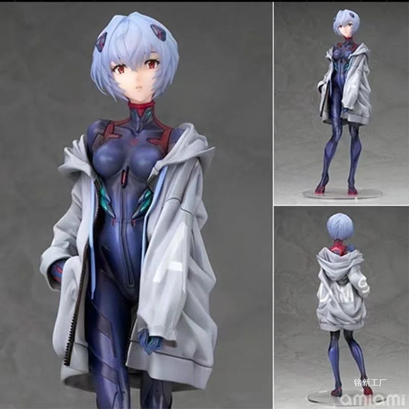 22CM Alter EVA New Century Evangelion Short hair Sweatshirt decoration Ayanami Rei figure model Bishoujo anime Statue Toy Gifts