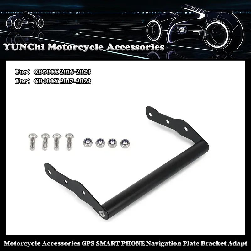 

Motorcycle Accessories GPS SMART PHONE Navigation GPS Plate Bracket Adapt Holder For HONDA CB500X 2016-2023 CB400X 2017-2023