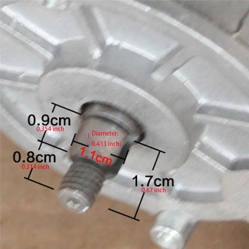 ギアブラシ付き DC モーター 24V 250W コントローラースロットル交換用電動自転車