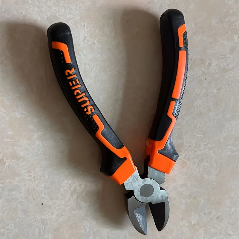 

Diagonal Pliers Electrical Cutting Pliers Jewelry Wire Cable Cutter Electrical Maintenance Non-Slip Handle Pointed Nose Pliers
