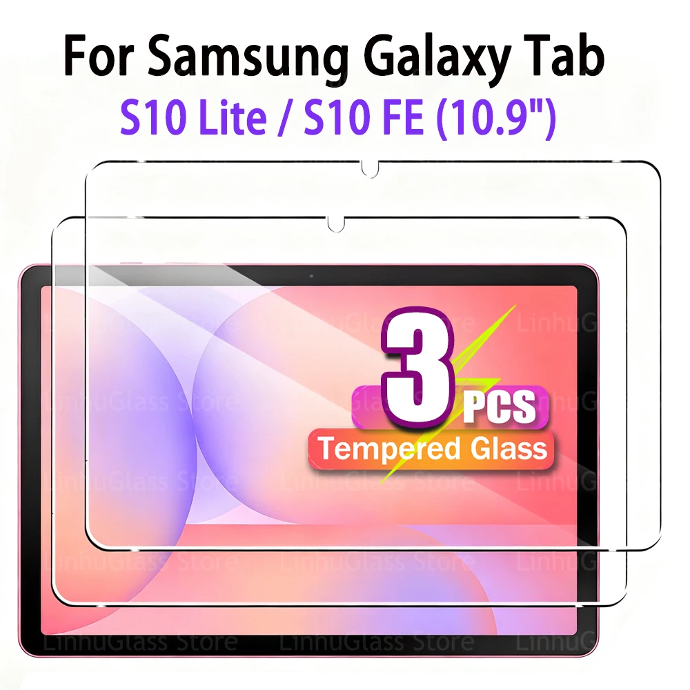 

10.9 inch Tablet Tempered Glass Film For Samsung Galaxy Tab S10 Lite / S10 FE (10.9") 2025 Clear Anti-Scratch Screen Protector