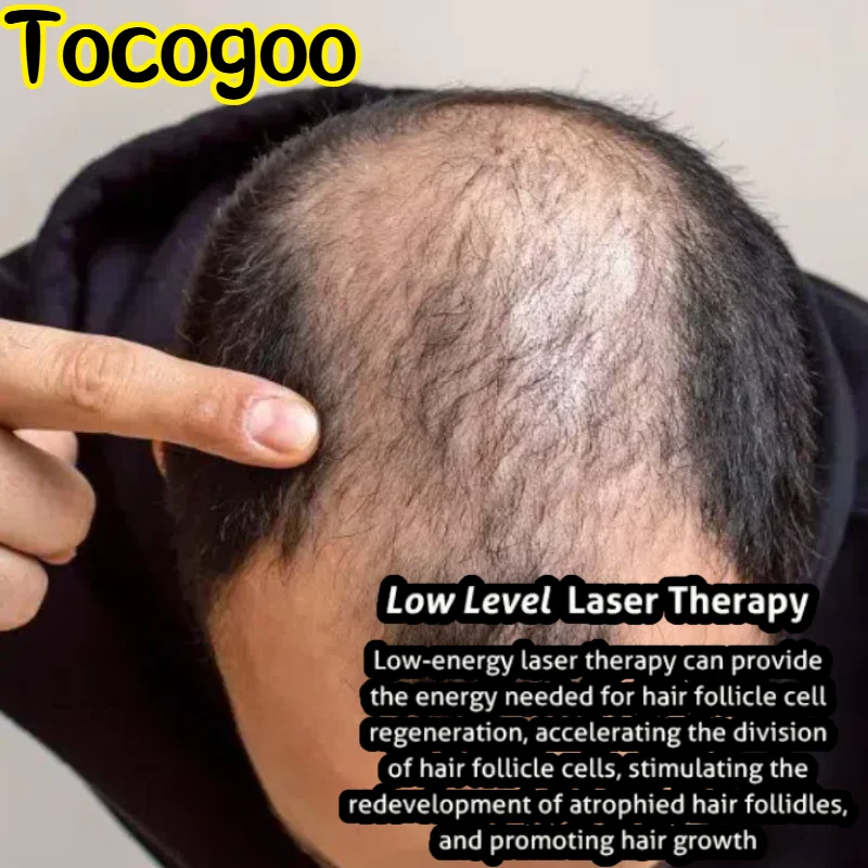 

Устройство для восстановления волос премиум-класса 2025 года, терапевтическая шапочка красного света 650 нм с массажером для кожи головы, лечение салонного уровня в доме