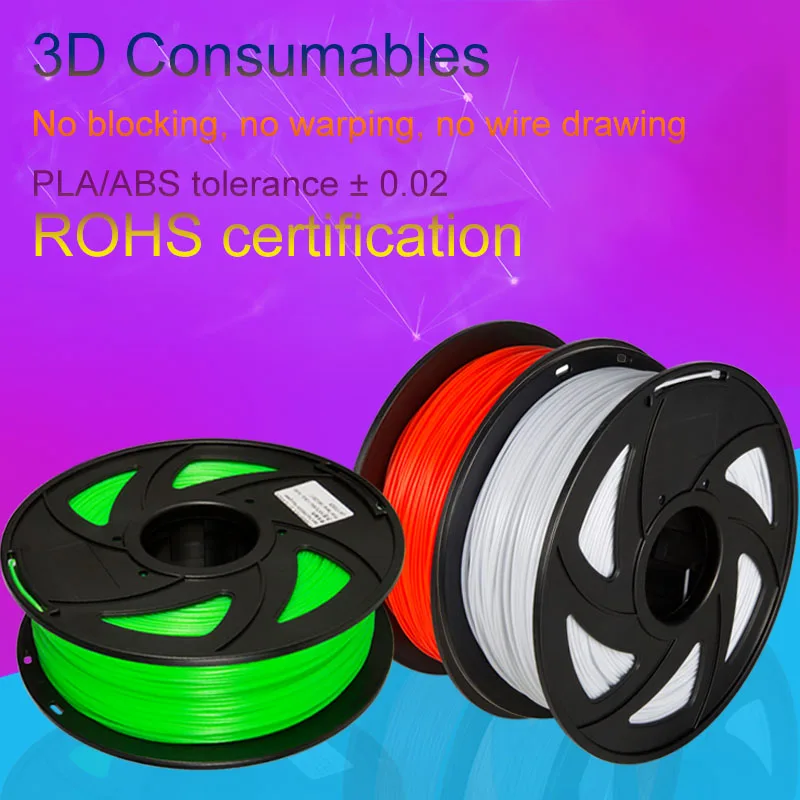 

For 3D Printing Consumable FDM Resin Material Transparent PLA Filament 1.75mm Metal Silk PLA 3D Printer Filament 1KG Spool