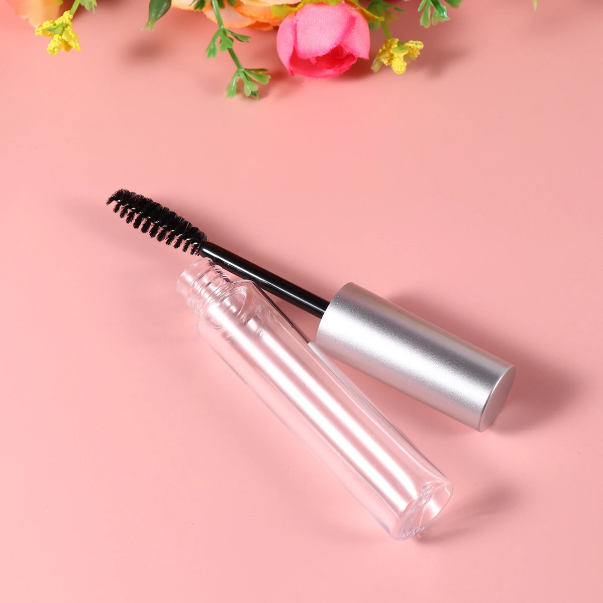 

5pcs Mascara 10ml Empty Eyelashes Bottle Empty Eyelash Subpackaging Bottles Portable Travel Size Clear Body for Storing Cream