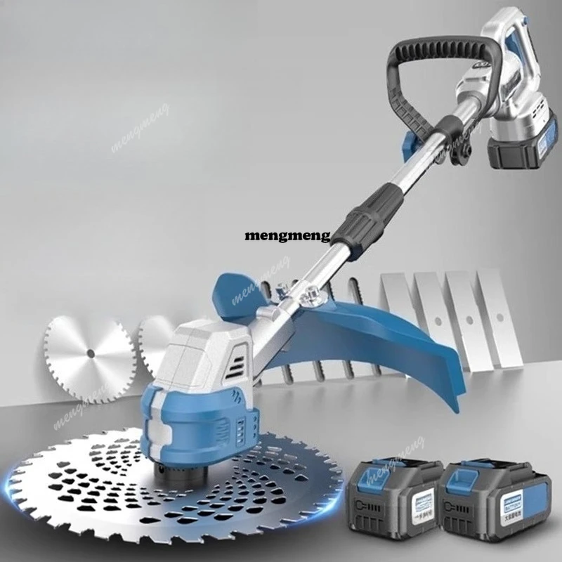 

Новая электрическая газонокосилка, бытовая маленькая перезаряжаемая бесщеточная газонокосилка, газонокосилка с литиевой батареей