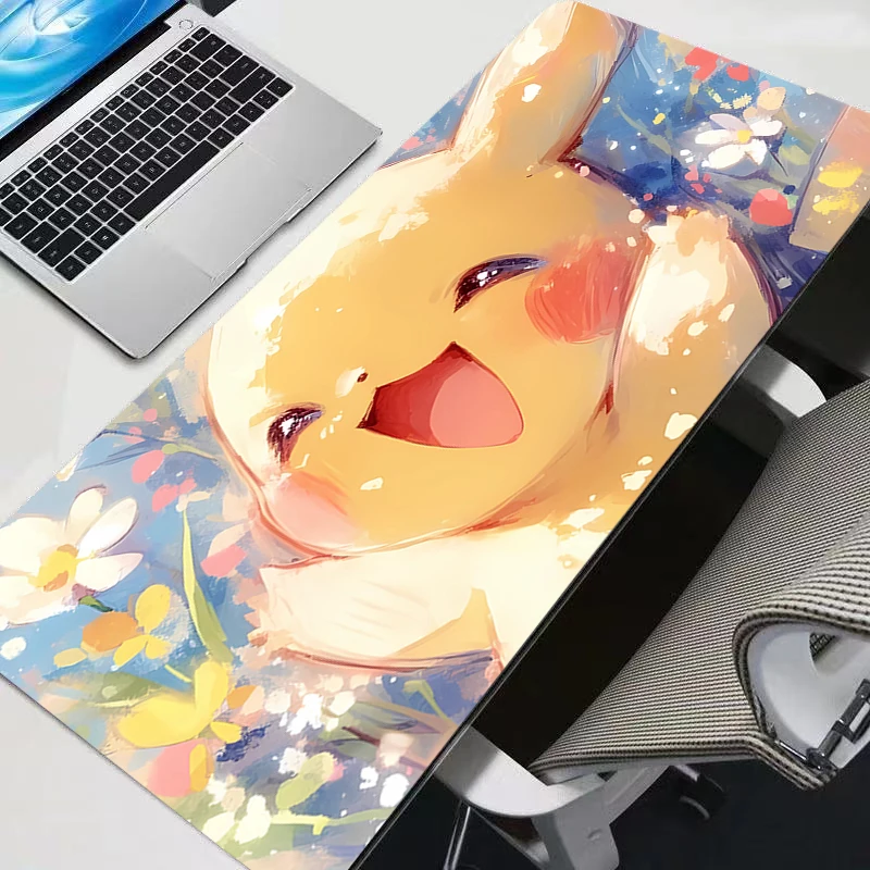 Mouse Pad durable Anime Gamer Gaming Accessories Pokemon Pikachu Varmilo Keyboard PC Computer Desk Mat XXL Carpet Mousepad