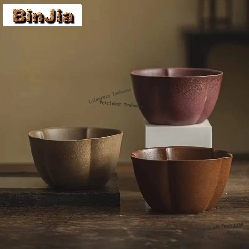 

620 мл ручная работа грубая керамика для мытья чая раковина с лепестками цветов Jianshui осадка для чая щетка для мытья чая Chaxi Teaset Craft