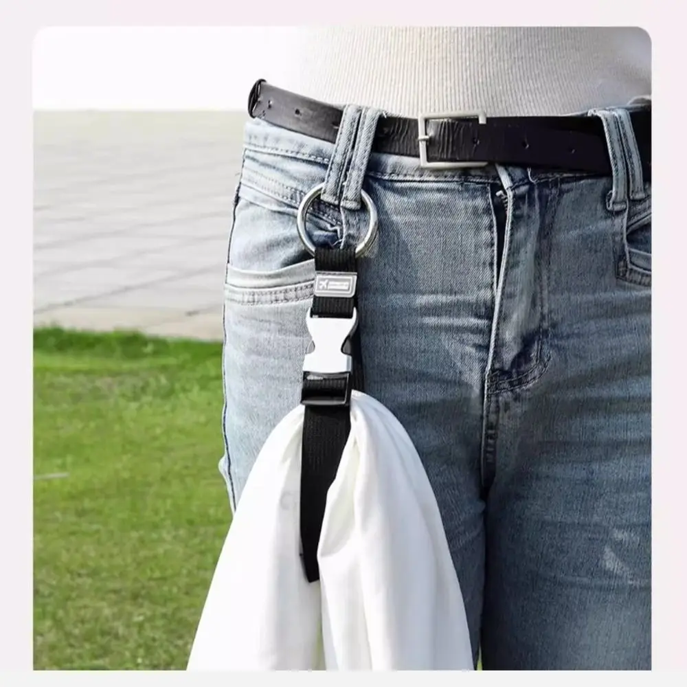 مفيدة حقيبة يد كليب حزام الأمتعة إضافة حقيبة القابض حلقة تسلق مستديرة جذع حامل المفاتيح حقائب حزام في الهواء الطلق #2