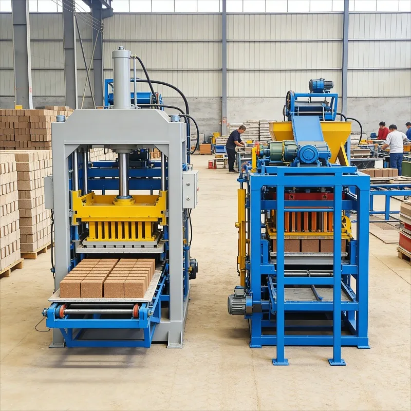 Customized Concrete Brick Machine Automatic Hollow Solid Block Paver Hydraulic