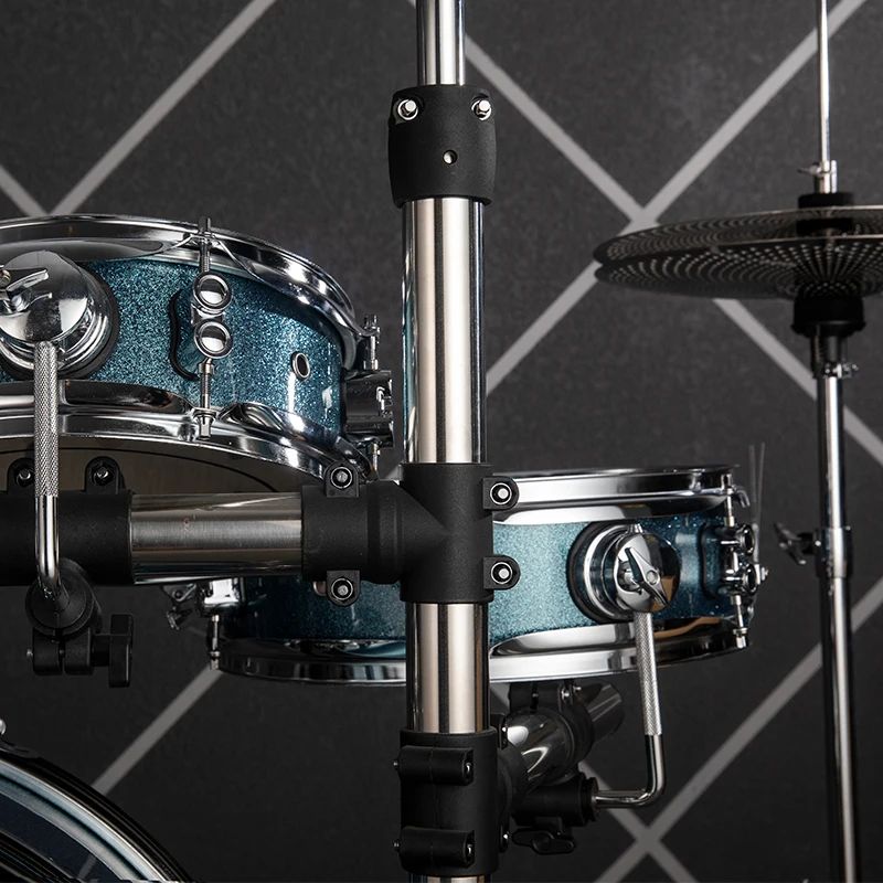 طقم طبلة بيضاء ممتازة جديدة محمولة لعام 2026 طقم طبلة صوتية #2