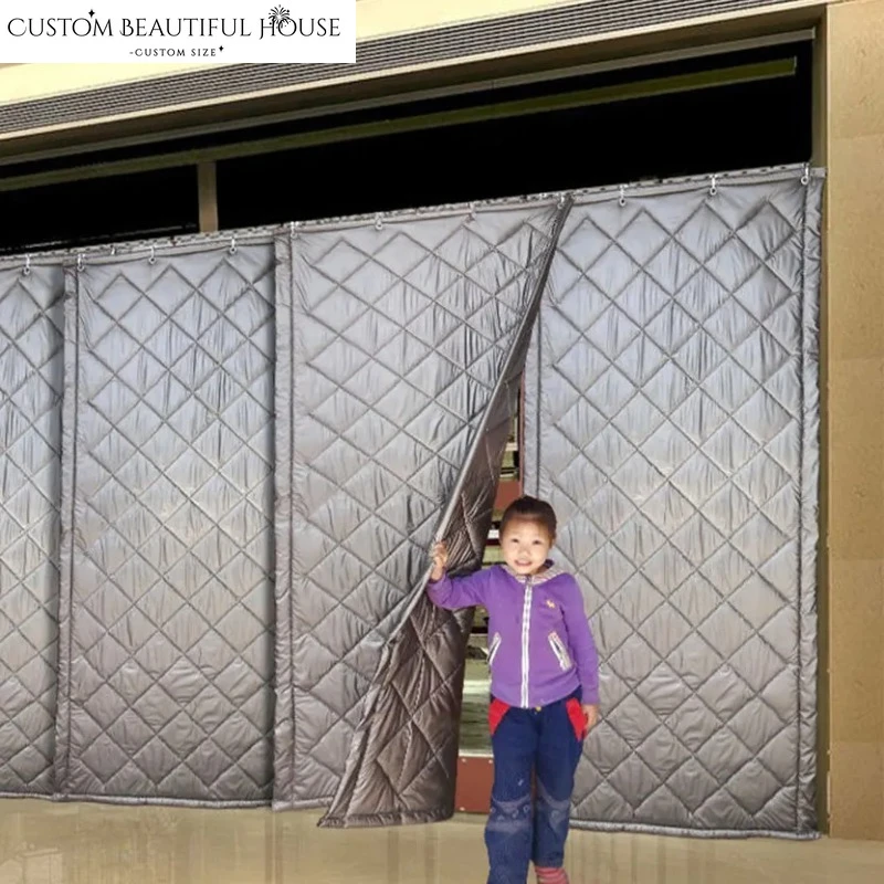

Custom Size Windproof Cotton Doors and Curtains Are Suitable for Air Conditioning Warehouses and Shopping Centers To Keep Warm