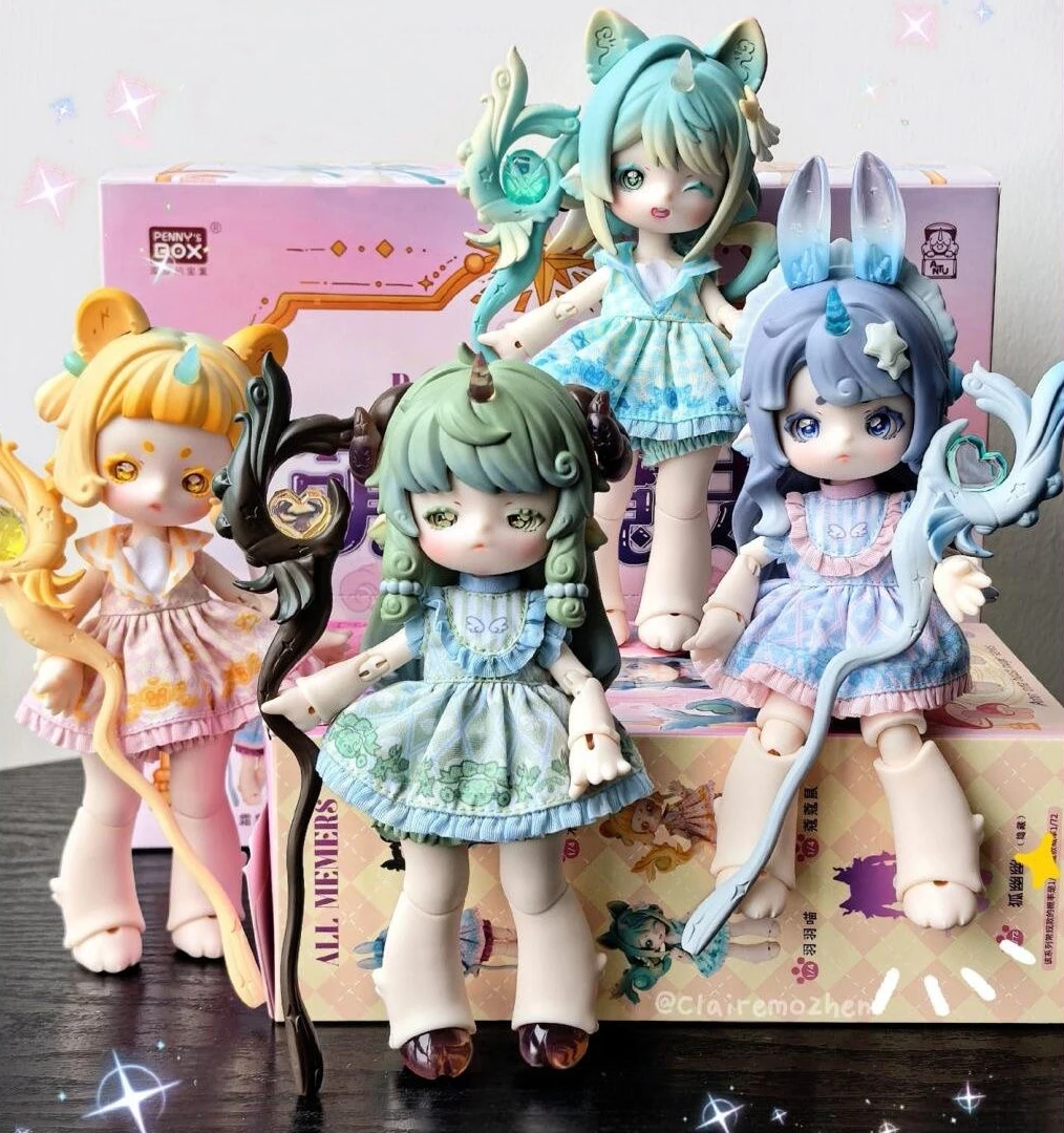 

Penny's Box Antu Kawaii Beast Magic Series BJD Blind Box 1/6 Ball Jointed Dolls Beast Body Cute Girl Ornaments Movable Figure