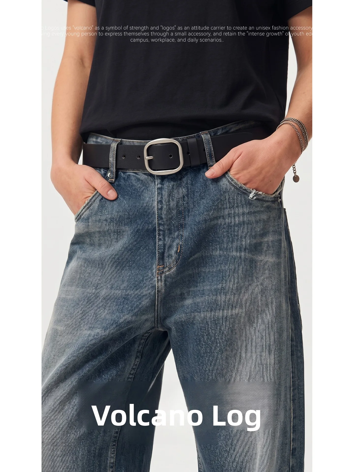 cleanfit-genuine-leather-belt-simple-versatile-top-layer-cowhide-for-men-and-women-volcano-log-original-design-33cm-width