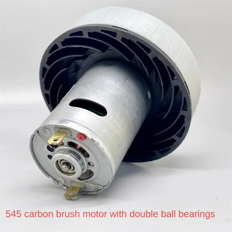 New vacuum cleaner fan 545 motor with dual ball bearings high power  120 watts high speed, and high suction force