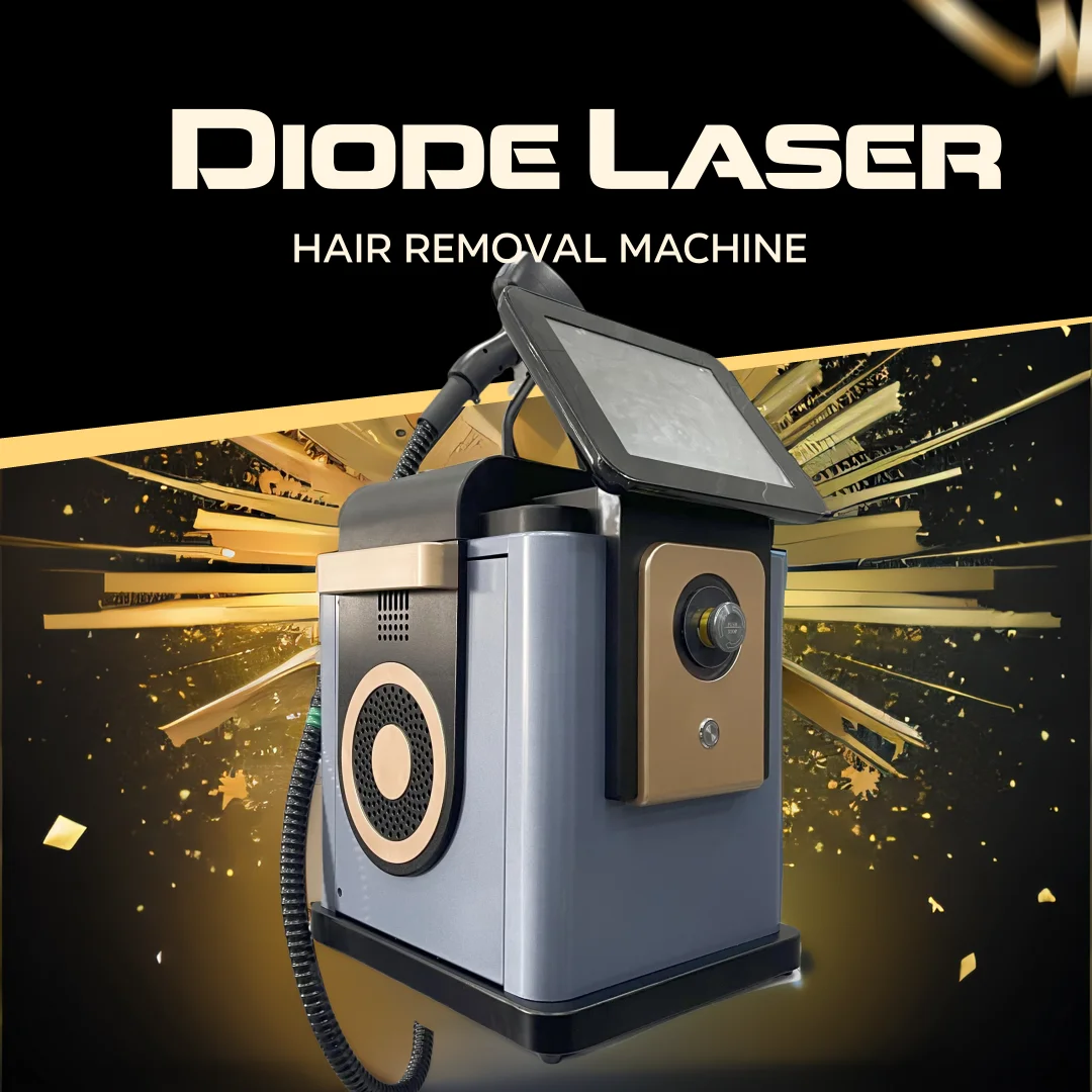 Machine d'épilation au laser à diode Soprano 3000, système de refroidissement Ice Platinum, soins de la peau, 3 vagues, 2025 W, 808nm, nouveau