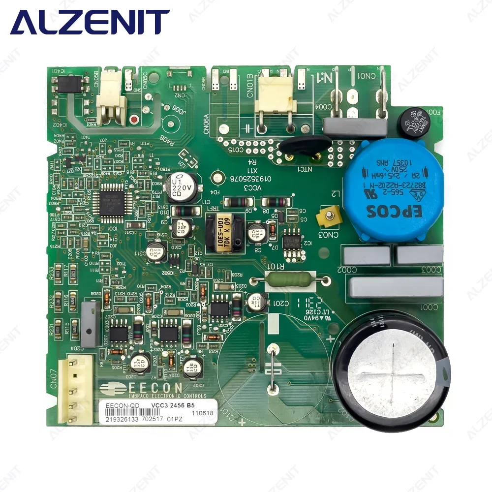 Placa-mãe para geladeira haier, placa-mãe, unidade de controle, controle, para haier, modelo eecon-qd, vcc3, 2456, b5, 0193525078, novo