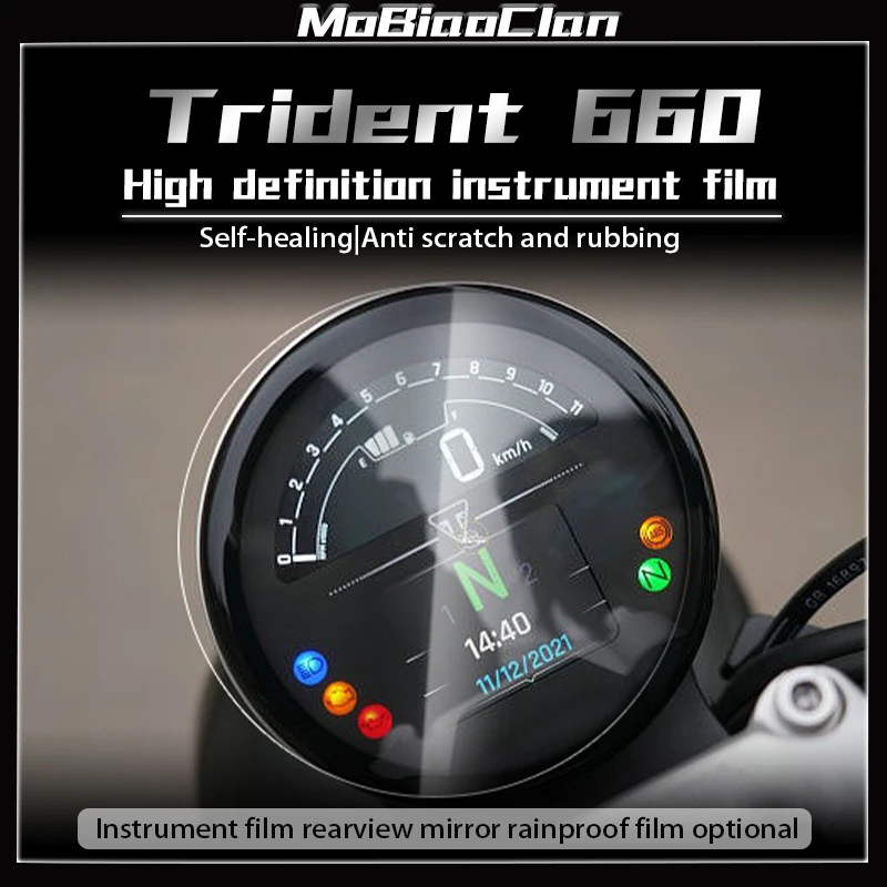 

For Triumph Trident 660 TRIDENT660 2021-2023 Instrument protection scratch resistant high-definition rainproof film accessories