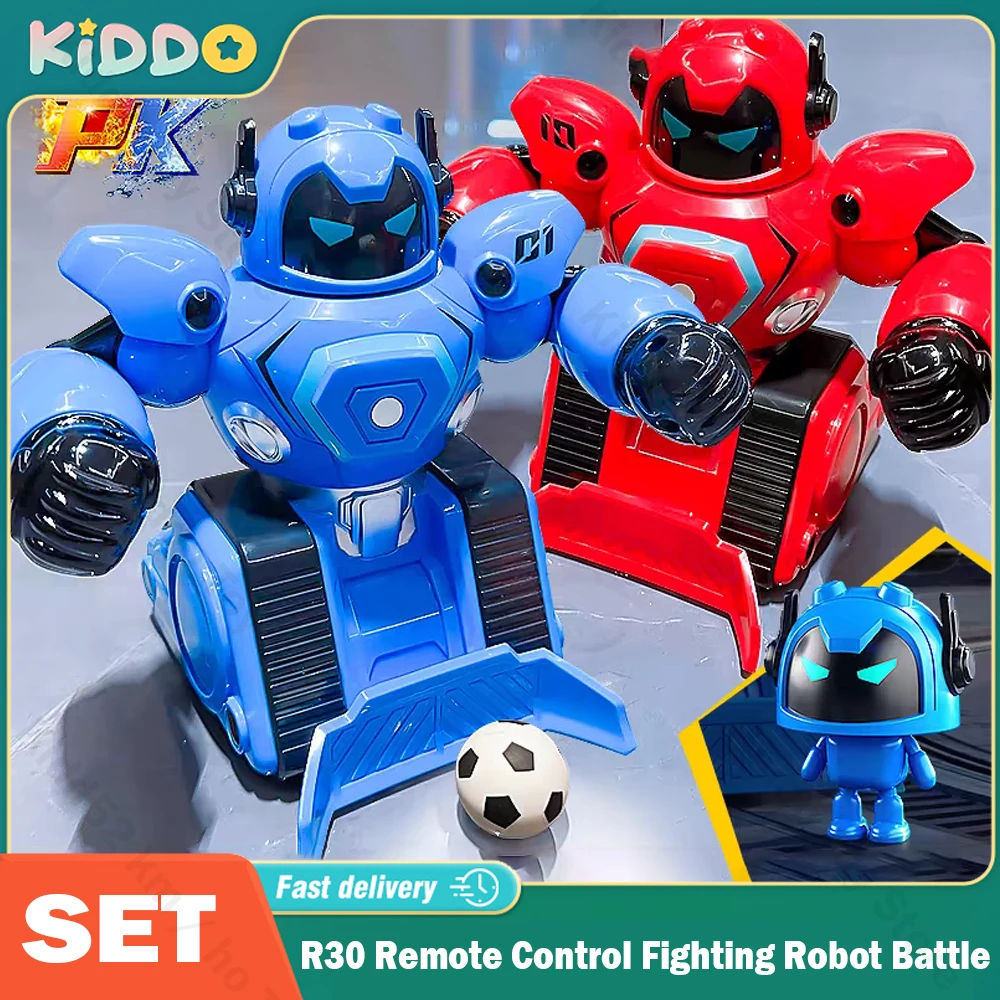 

JJRC R30 Remote Control Fighting Robot Battle Double Boxing Soccer for Two Parent-Child Interactive DIY Children Toy Robot Gifts